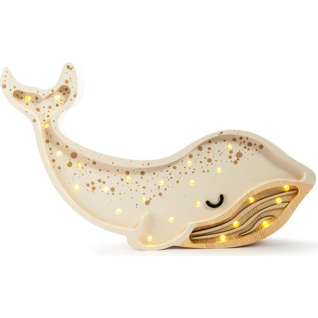 Whale Lamp, Albino White