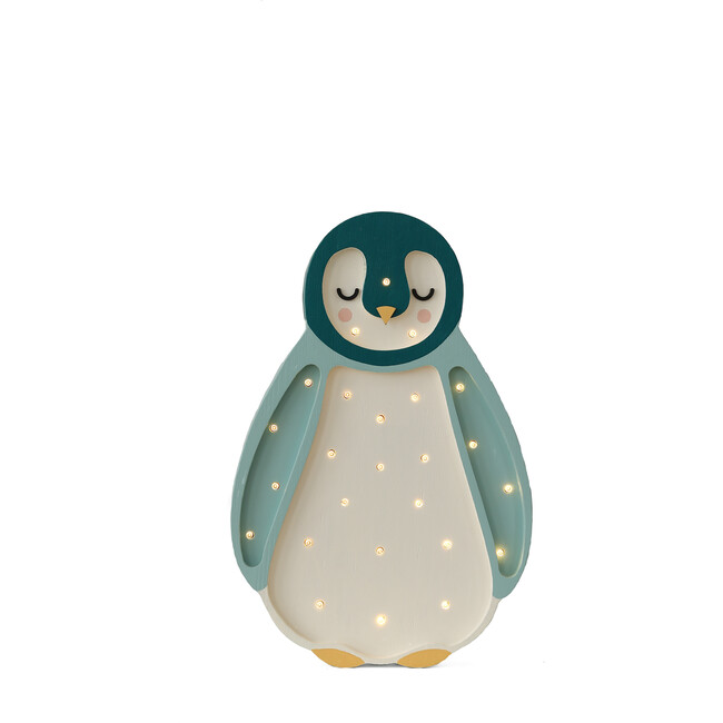 Penguin Lamp, Teal - Lighting - 1 - zoom