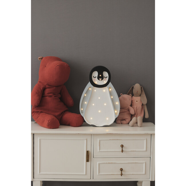 Penguin Lamp, Light Grey