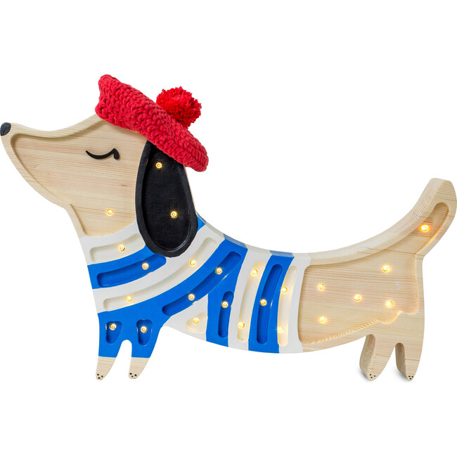 Puppy Lamp, French Stripe - Lighting - 5