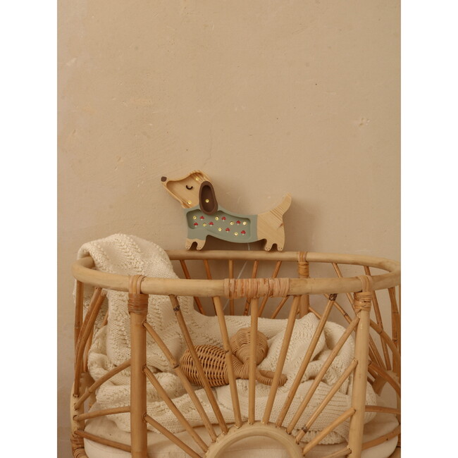 Mini Puppy Lamp, Mushrooms/Green - Lighting - 7