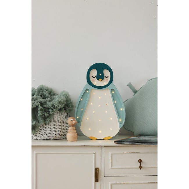 Penguin Lamp, Teal - Lighting - 5