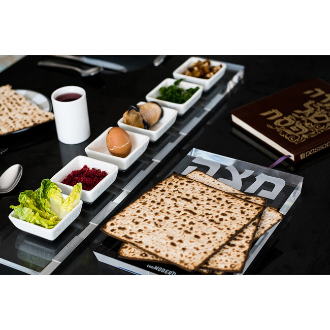Zilch Seder Plate & Six Bowls