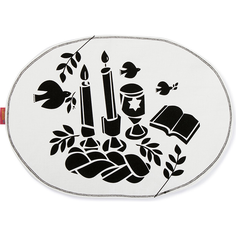 Schmooze Challah Cover - Tabletop - 1