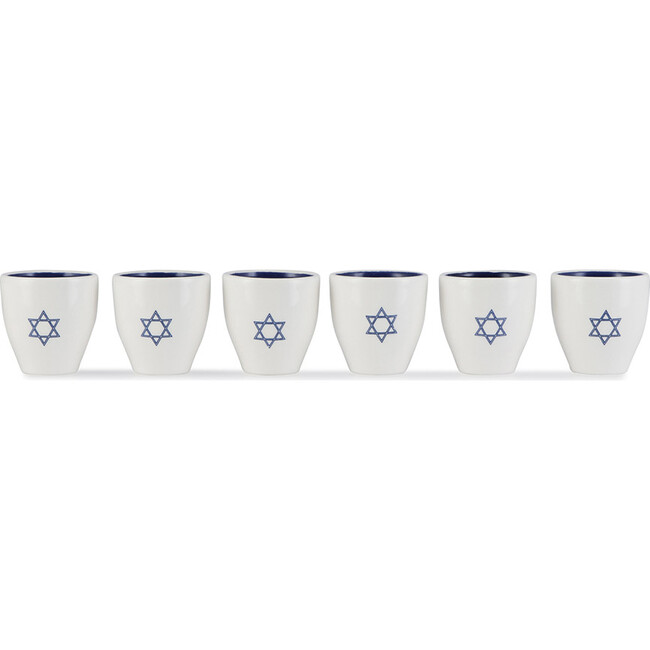 Mensch Kiddush Cups, Set of 6