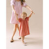 Women's Cotton Gauze House Dress, Orchid - Dresses - 3