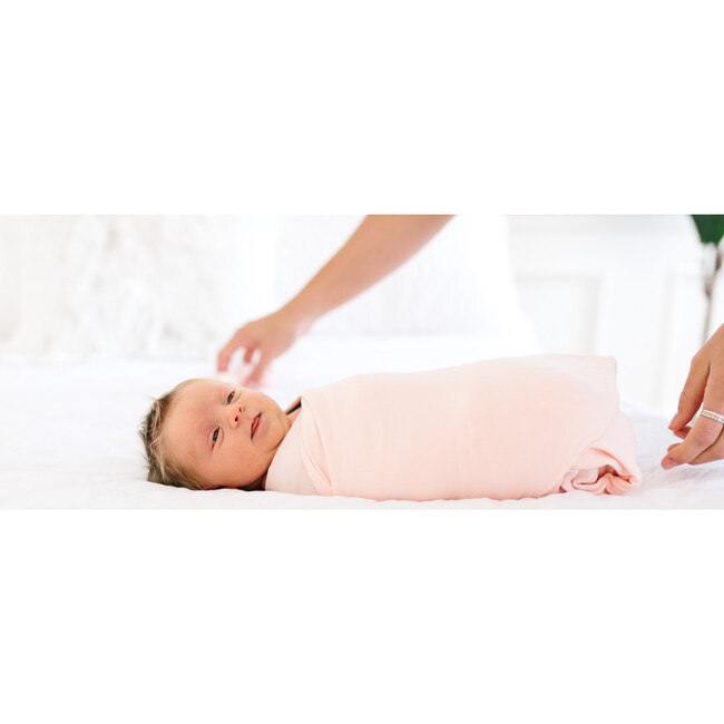 Blush Knit Swaddle Blanket, Multi - Swaddles - 2