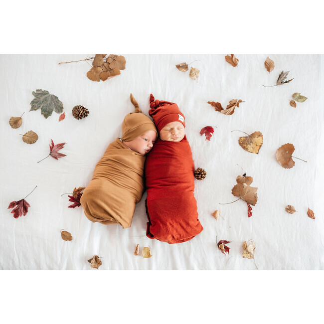 Camel Top Knot Hat, Multi - Hats - 6