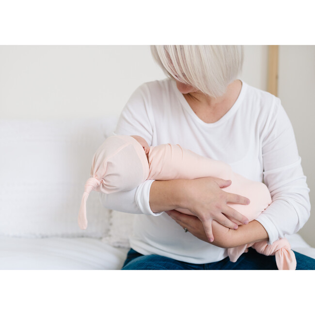 Blush Knit Swaddle Blanket, Multi - Swaddles - 3