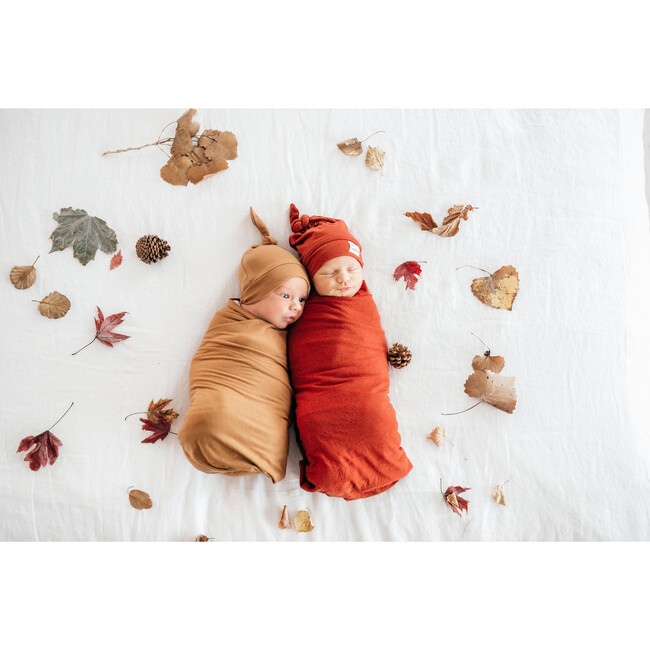 Camel Knit Swaddle Blanket, Multi - Swaddles - 8