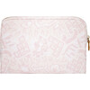 Medium Batik Beauty Bag, Light Pink - Make-up Bags - 1 - thumbnail