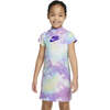 Tie Dye Logo Dress, Purple - Dresses - 2