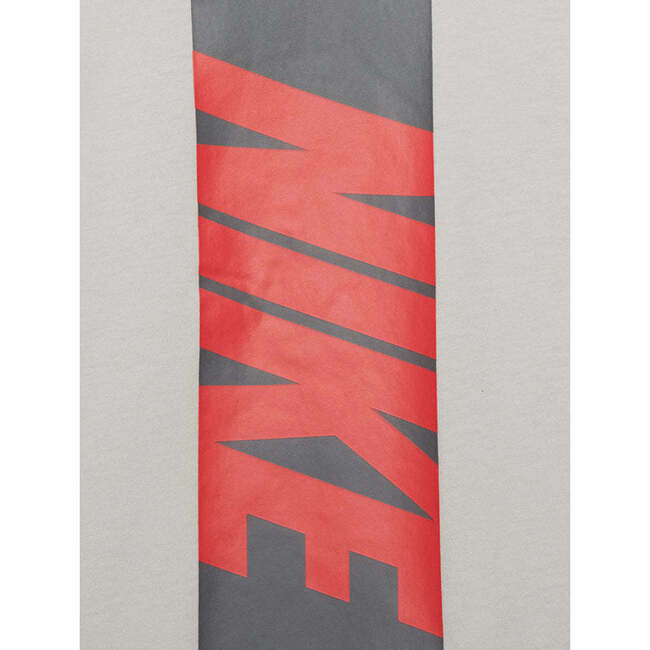 Vertical Logo T-Shirt, Gray - Tees - 3