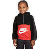 Fleece Half Zip Kids Sweatshirt, Black - Sweatshirts - 2