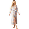 Women's Skyler Banded Long Robe, Daisy - Robes - 1 - thumbnail