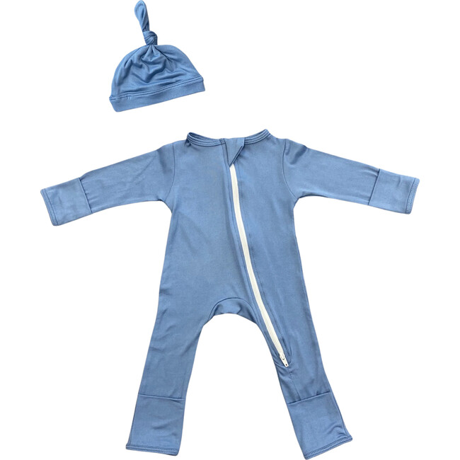 Newborn Mini Ryder Turnover Bundle, Ocean Blue - Onesies - 1