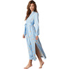 Women's Skyler Banded Long Robe, Flutter - Robes - 2