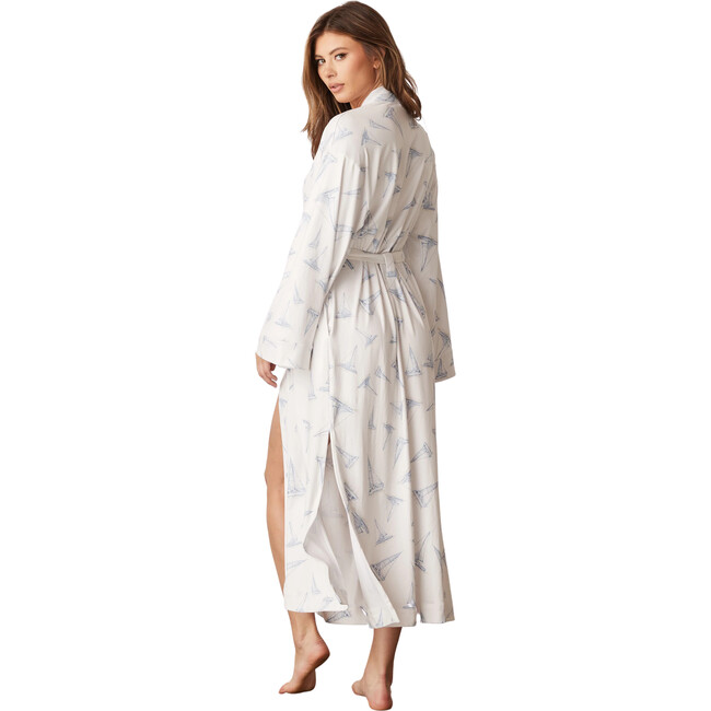 Women's Kaia Kimono Robe, Sail With Me - Robes - 3