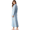 Women's Skyler Banded Long Robe, Flutter - Robes - 4