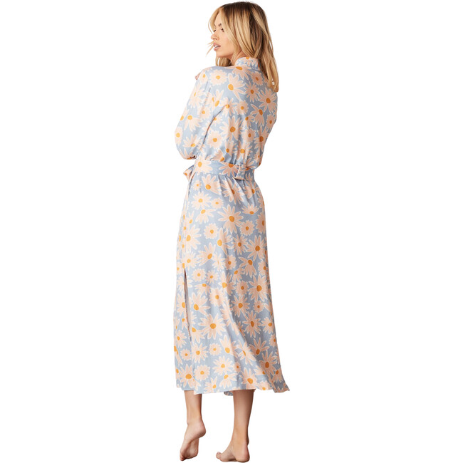 Women's Skyler Banded Long Robe, Daisy - Robes - 4