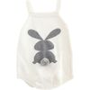 Emilia Bunny Romper, Eggshell - Rompers - 1 - thumbnail