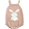  Emilia Bunny Romper, Brown - Rompers - 1 - thumbnail