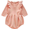 Lizzie Flutter Romper, Pink - Rompers - 1 - thumbnail