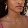 Women's Remington Personalized Nameplate Necklace, Gold - Other Accessories - 2