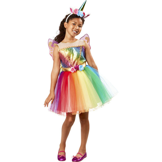 Rainbow Unicorn Child Costume - Costumes - 1