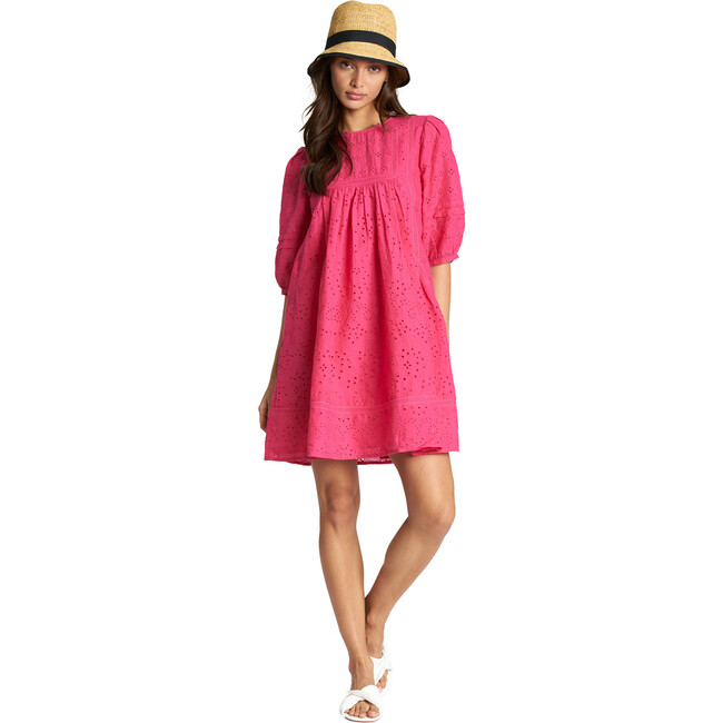 Women's Riha Dress, Overdyed Pink - Dresses - 1