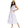 Women's Marta Tank, Lavendar Stripe - Blouses - 1 - thumbnail