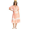 Women's Sera Dress, Neon Orange - Dresses - 1 - thumbnail