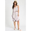 Women's Lola Skirt, Lavendar Stripe - Skirts - 2