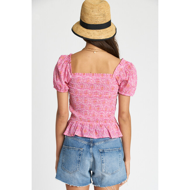 Women's Laverne Top, Pink - Blouses - 2