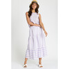 Women's Marta Tank, Lavendar Stripe - Blouses - 2