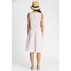 Women's Lola Skirt, Lavendar Stripe - Skirts - 3