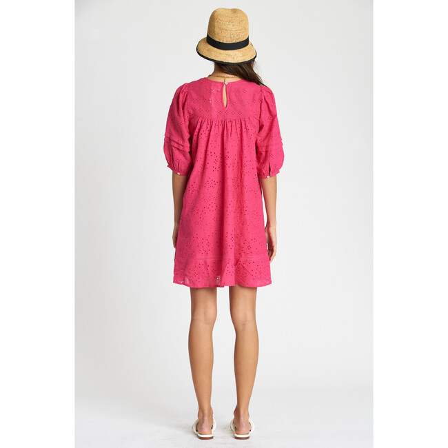Women's Riha Dress, Overdyed Pink - Dresses - 3