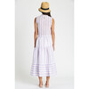 Women's Maya Skirt, Lavendar Stripe - Skirts - 2