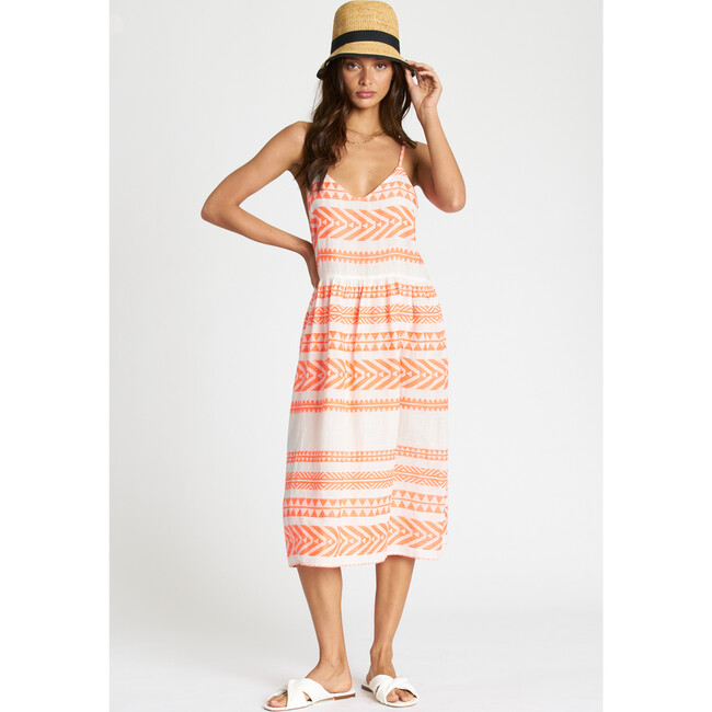 Women's Luci Dress,  Neon Orange - Dresses - 3