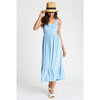 Women's Beau Dress, Sky Blue - Dresses - 3