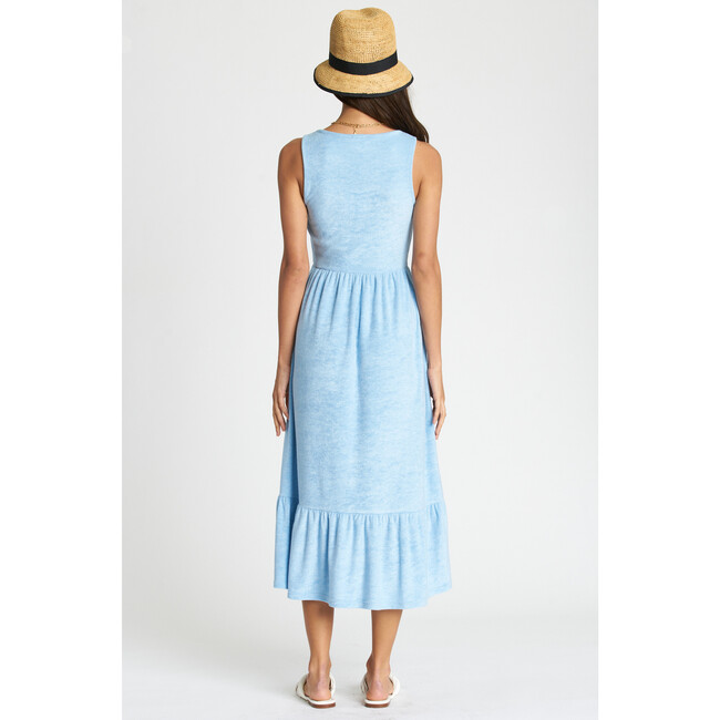 Women's Beau Dress, Sky Blue - Dresses - 4