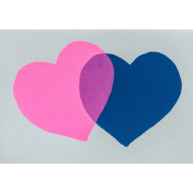 Greeting Card, Two Hearts