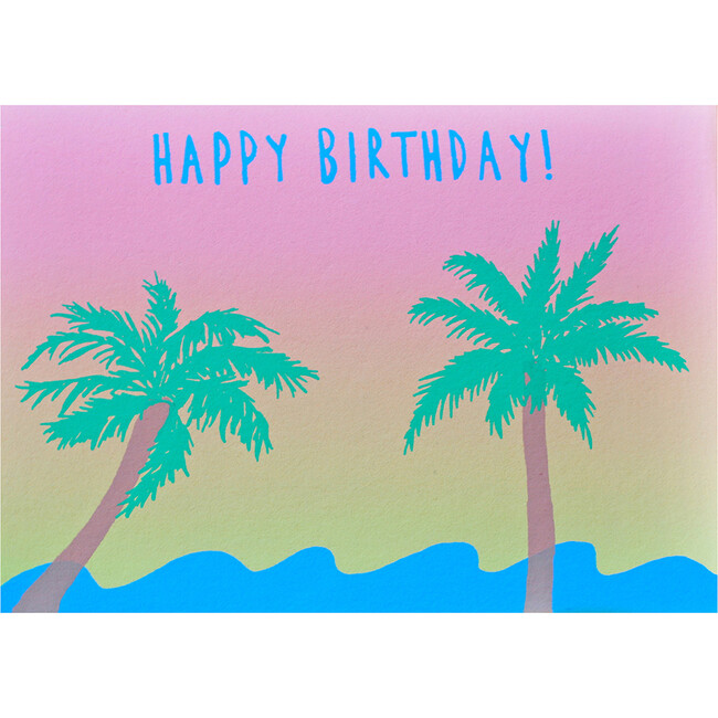 Greeting Card, Birthday Beach