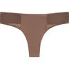 Women's VIP Thong with Mesh, Toffee - Underwear - 1 - thumbnail