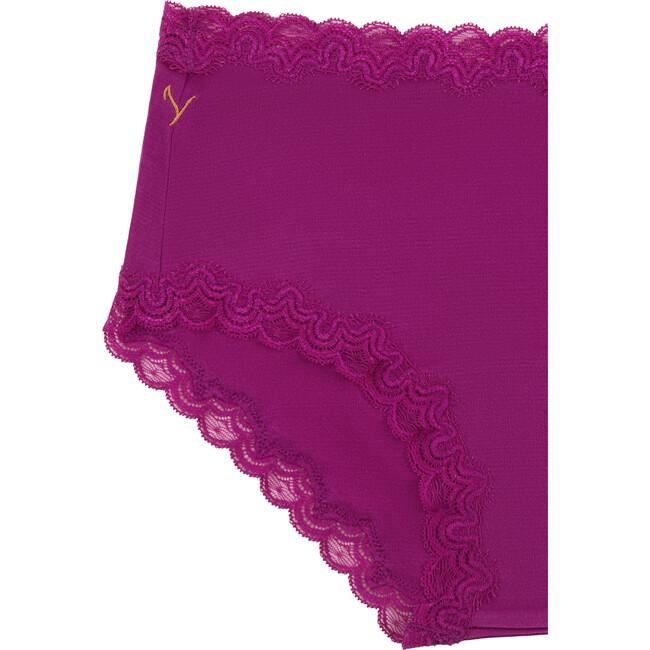 Women's Days of the Week Soft Silk Brief, Festival Fushia - Underwear - 3