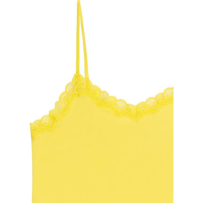 Women's Soft Silk Camisole, Lemon Zest - Underwear - 3
