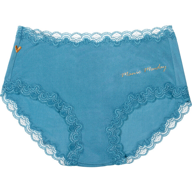 Women's Days of the Week Soft Silk Brief, Storm Blue - Underwear - 1 - zoom