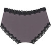 Women's Soft Silk Brief, Shale with Tap Shoe Black - Underwear - 3