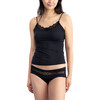 Women's Happy Seam Camisole, Tap Shoe Black - Underwear - 3