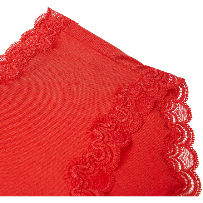 Women's Soft Silk Brief, Fiery Red